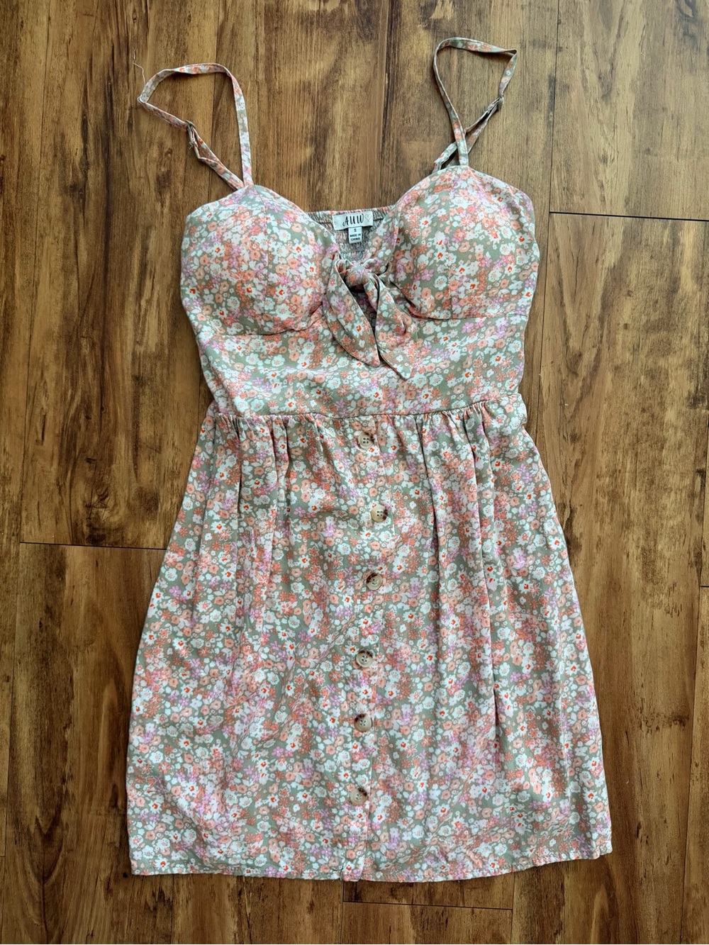 Floral Tie-Front Sundress